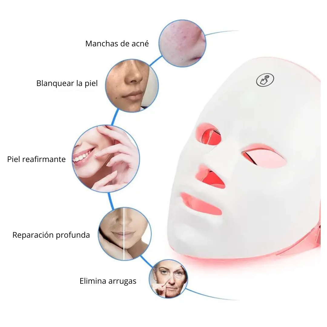 GLOWMASK LED™ - Máscara LED de Rejuvenecimiento Facial