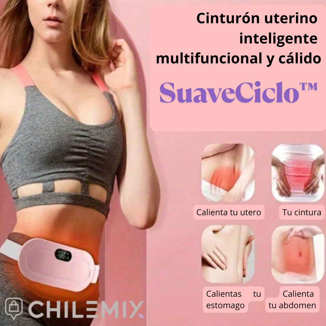 SuaveCiclo™ - Cinturón masajeador térmico