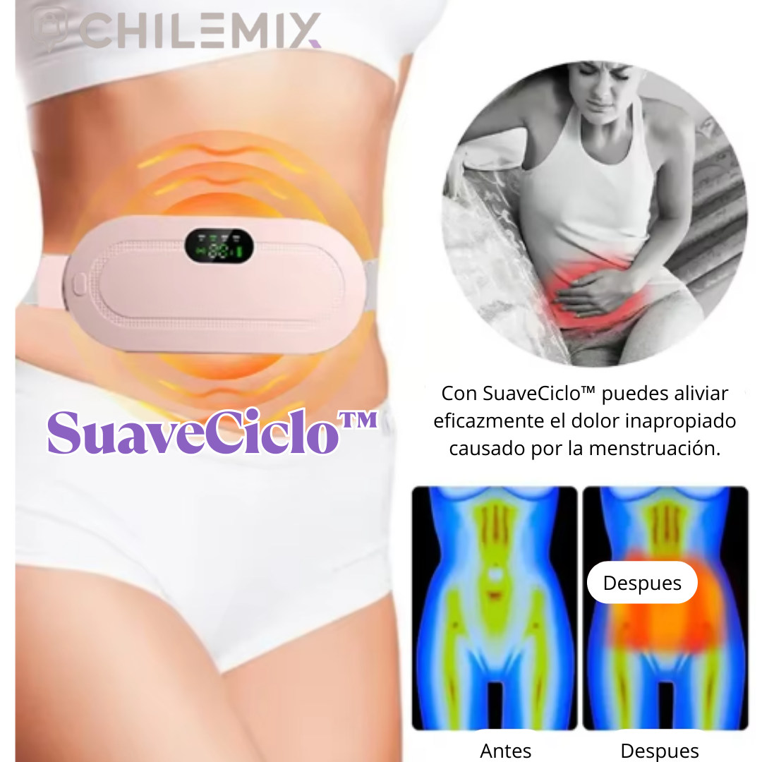 SuaveCiclo™ - Cinturón masajeador térmico