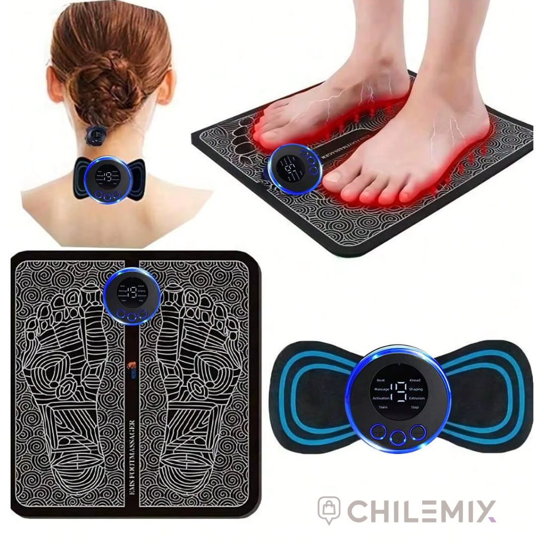 TotalRelief™ - KIT MINI MASAJEADOR + ALFOMBRA DE PIES